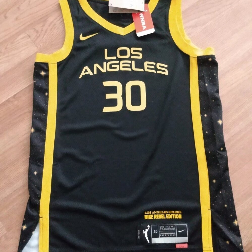 Nike WNBA Los Angeles Sparks Nneka Ogwumike Rebel Jersey Womens Size 40 Small